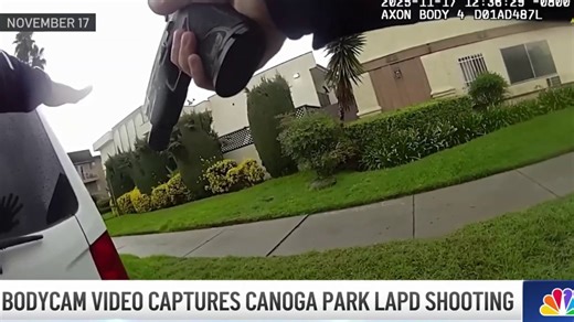 Video: bodycam captures LAPD shooting in Canoga Park
