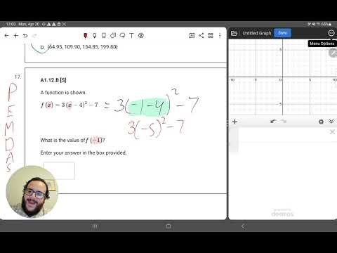 2025 Algebra 1 STAAR Released Test Q#17 - A1.12.B [S]