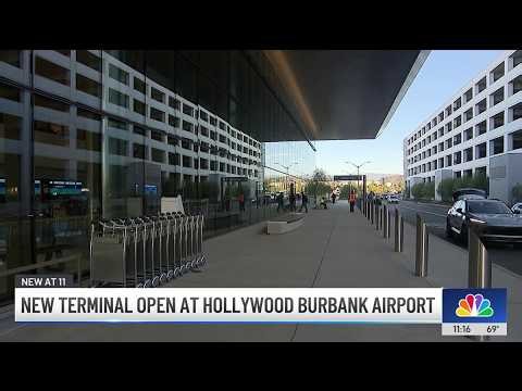 New Hollywood Burbank Airport terminal opens