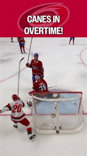 The CANES take control of the series with the OVERTIME WINNER! 🚨🚨🚨