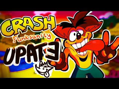 Friday Night Funkin' - Playable Crash Bandicoot (Funksanity New Update) - FNF Mods [HARD]