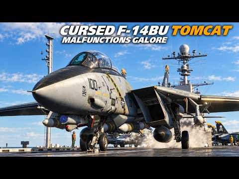 Crew Chief Gave Me A Broken F-14BU Tomcat | Threat React Mission | Digital Combat Simulator | DCS |