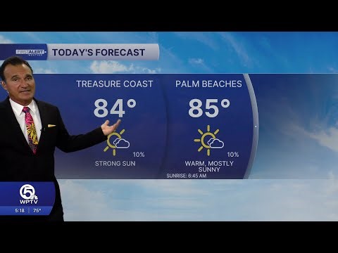 WPTV First Alert Weather Forecast for morning of Tuesday, April 28, 2026