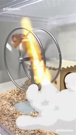 Hamster Wheel Launches Into Space 🚀🐹 (Brainrot Meme)