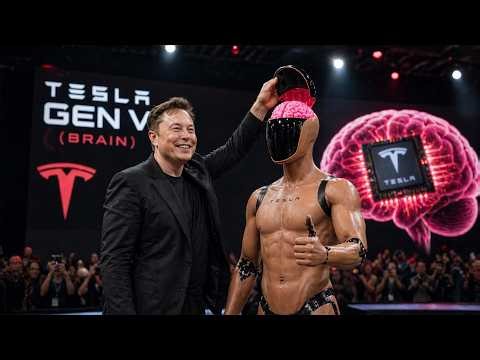 Elon Musk's New Tesla Robot Has Shocked Everyone: The Smartest AI Brain, Muscles & Skin