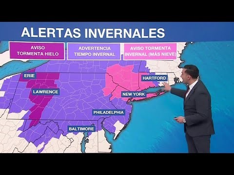 Habrá mucha nieve en área triestatal de Nueva York, Nueva Jersey y Connecticut | Noticias Telemundo