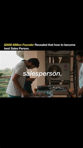 $2000M Founder Revealed that how to become best Sales Person👀📈