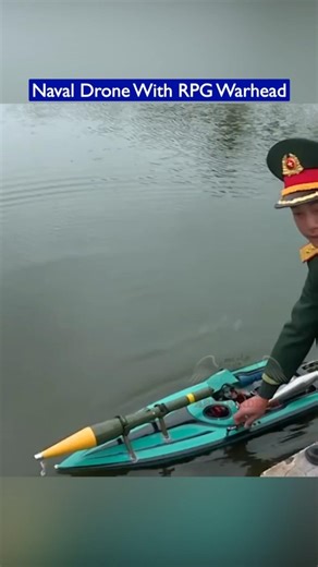 Ultra-Compact Naval Drone Carries RPG Warhead - Fast and Effective!!