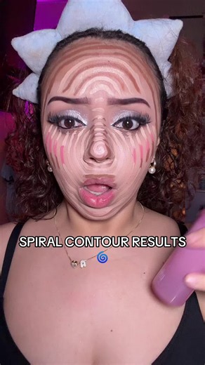 Spiral Contour Results: Euphoria-Inspired Face Contour Hack