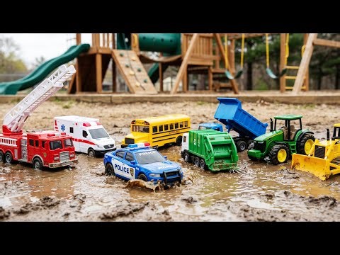 Tiny Cars' Big Playground Adventure! Mud Party Special 🏰🚗💦