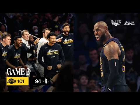 Mini Movie: Lakers Take 2-0 Series Lead vs Houston | 2026 NBA Playoffs