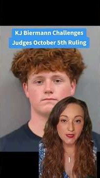 KJ Biermann Challenges Judges October 5th Ruling (October 14th Hearing)