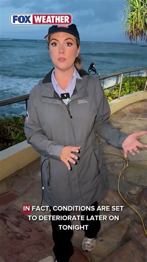 FOX Weather Correspondent Katie Byrne Is LIVE In Oahu As Tropical Storm Lala Approaches Hawaii