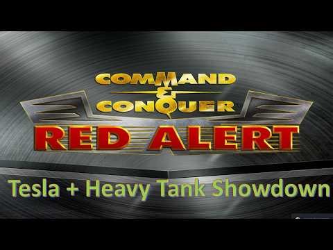 Command and Conquer Red Alert Remastered FFA (The Tesla + Heavy Tank Showdown)