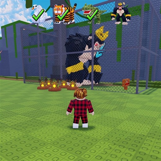 Which mob will get out the cage?😼 #roblox #stealanegg #usa