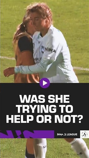 Helpful Hand or Cheeky Shoulder Charge? 🤔💥