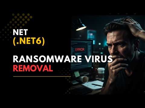 || SOLVED ✅🔘|| Net (.net6) ransomware virus - removal and decryption