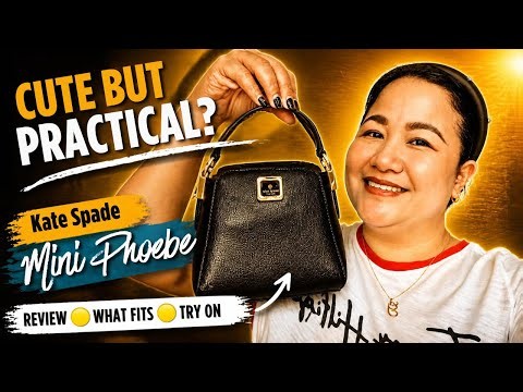 Kate Spade Mini Phoebe Crossbody Bag Review + What Fits & Try On