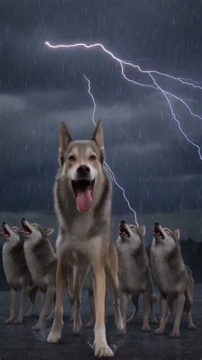 Why Does Your Dog Howl at Fireworks? 🐺💥 Wolf Instinct or Fear? #dogtalk