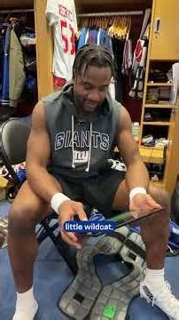 "I'm still nice but I was veryyy cold back in the day" 😂 #shorts #nfl #Giants #newyorkgiants