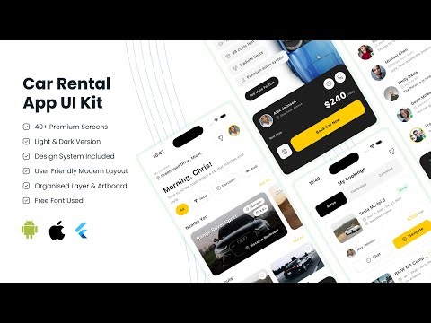 🚗 Build a Professional Car Rental App FAST with Flutter | Vroom UI Kit