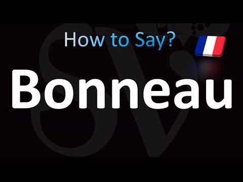How to Pronounce ''Bonneau'' Correctly! (French)