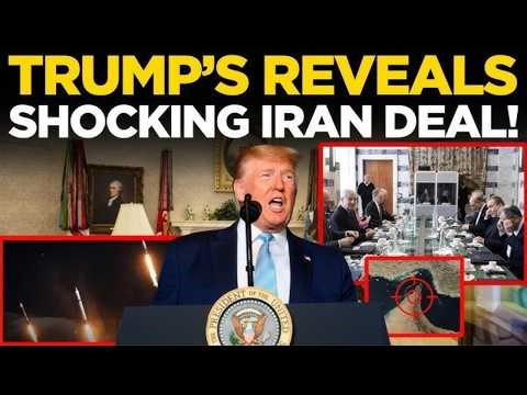 Donald Trump LIVE: Trump Exposes Iran Secret Deal? Trump’s Huge Claim Shocks World | US News LIVE