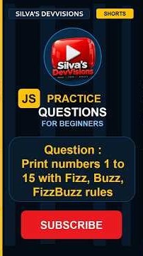 JavaScript FizzBuzz Program Explained #developer #coding #programming #frontendcourse