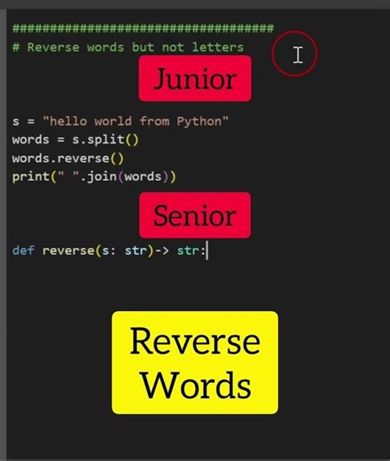 Reversing a word using Python