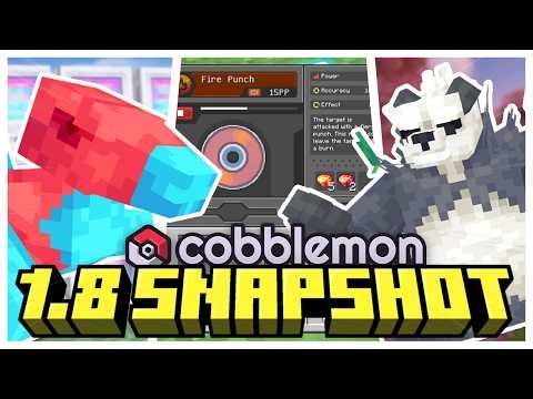 Our First Look at Cobblemon 1.8! Alpha Pokémon, TM's, New Structures & More!