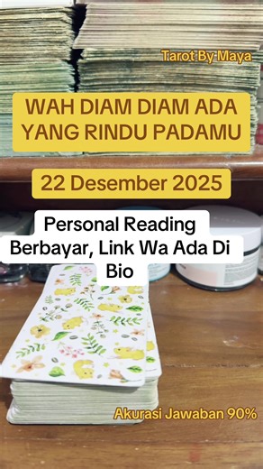 Rindunya Diam-Diam: Bacaan Tarot oleh Maya