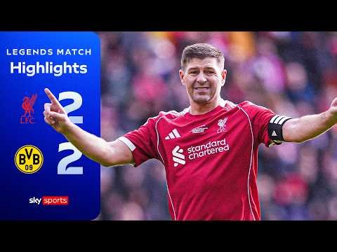 Gerrard rolls back the years in legends match! 🔴 | Liverpool 2-2 Borussia Dortmund | Highlights