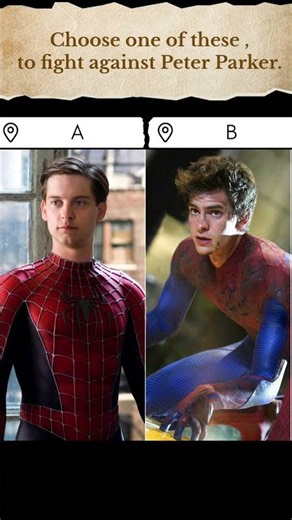 You have to choose only one Spider-man for the rest of the life 🕷🔥| Spider-Man