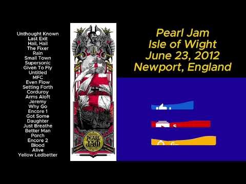 Pearl Jam June 23, 2012 Isle of Wight Festival Newport England Full Show LIVE Music Concert PJ Rock