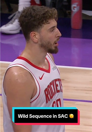 What a wild sequence in Sacramento 🫨 #NBA #NBAHighlights #AmenThompson #RussellWestbrook