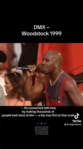 DMX Had Woodstock Going INSANE in 1999 🐕🔥 #shorts