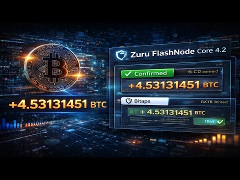 Zuru FlashNode Core 4.2 – Live Demo & Transaction Verification | Explorer Proof (Bitaps & Bitref)