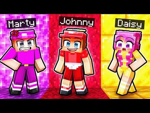 We SWAPPED COLORS in Minecraft…