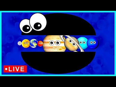 Square Planet for Baby🪐🌎🔴| Planets Mercury Venus Earth Mars Jupiter Saturn Uranus Neptune #atoyday