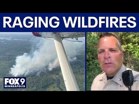 MN wildfires update: Fires burn across the Canadian border