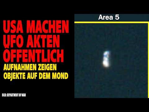 USA veröffentlichen UFO Akten - Fotos zeigen Objekte auf dem Mond