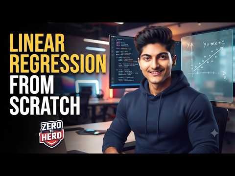 🔥 Linear Regression from Scratch in Python | Machine Learning Zero to Hero (Lecture 1)