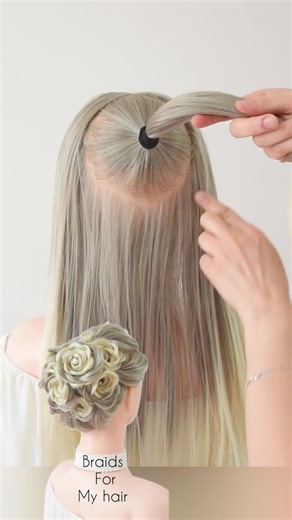 Romantic Wedding Braids Bun Hairstyle Tutorial