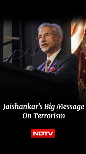 S Jaishankar: Expect Our Partners To Show Zero Tolerance Toward Terrorism