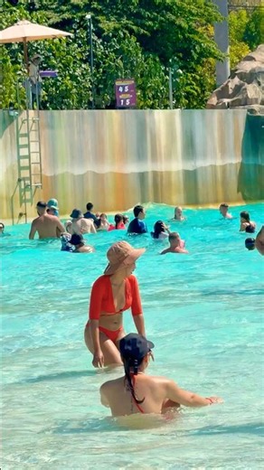 🇹🇭Water Park Swimming Pool and Water Slide Fun Summer Holiday 23💧 #swimmingpool
