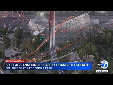 Six Flags roller coaster to reopen with seat belts after fatal fall