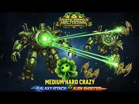 GAAS CAUSTIC EMERALD MELTDOWN Event 💚 | Medium to Hard Boss Fight Gameplay (INSANE!)