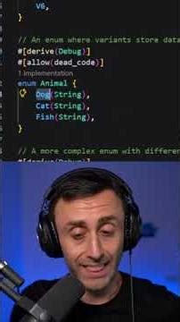 Enums in Rust - Rust bootcamp #rustlang #softwareengineer #programming #programmer #coding