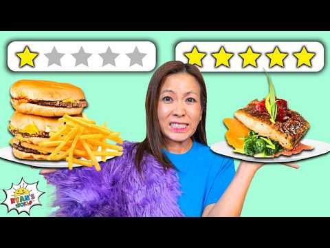 WE ATE AT 1 STAR VS 5 STAR RESTAURANTS!
