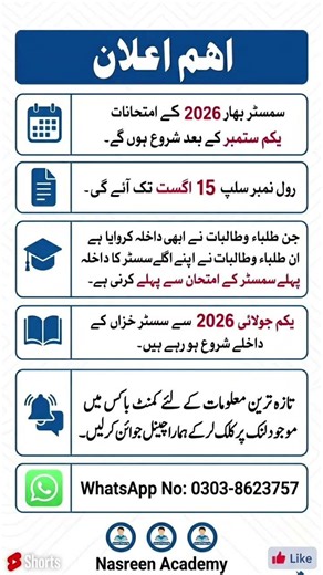 Aiou Big Update 2026 | Aiou Important detail About Exam , Roll no slip , New Admission , Resut 2026